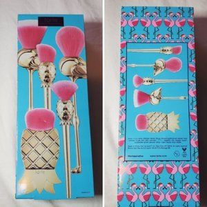 NIB Tarte Let's Flamingle Makeup Brush Set